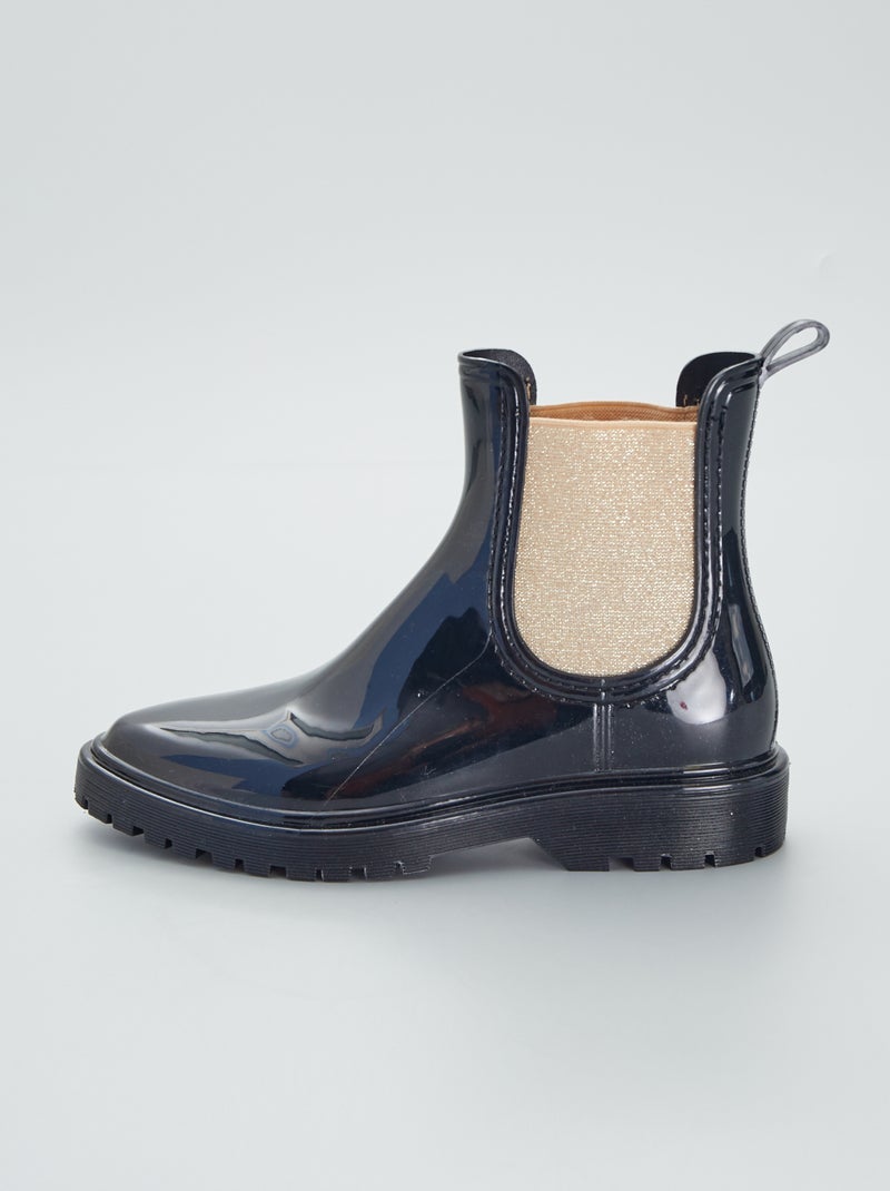Botines de charol NEGRO - Kiabi