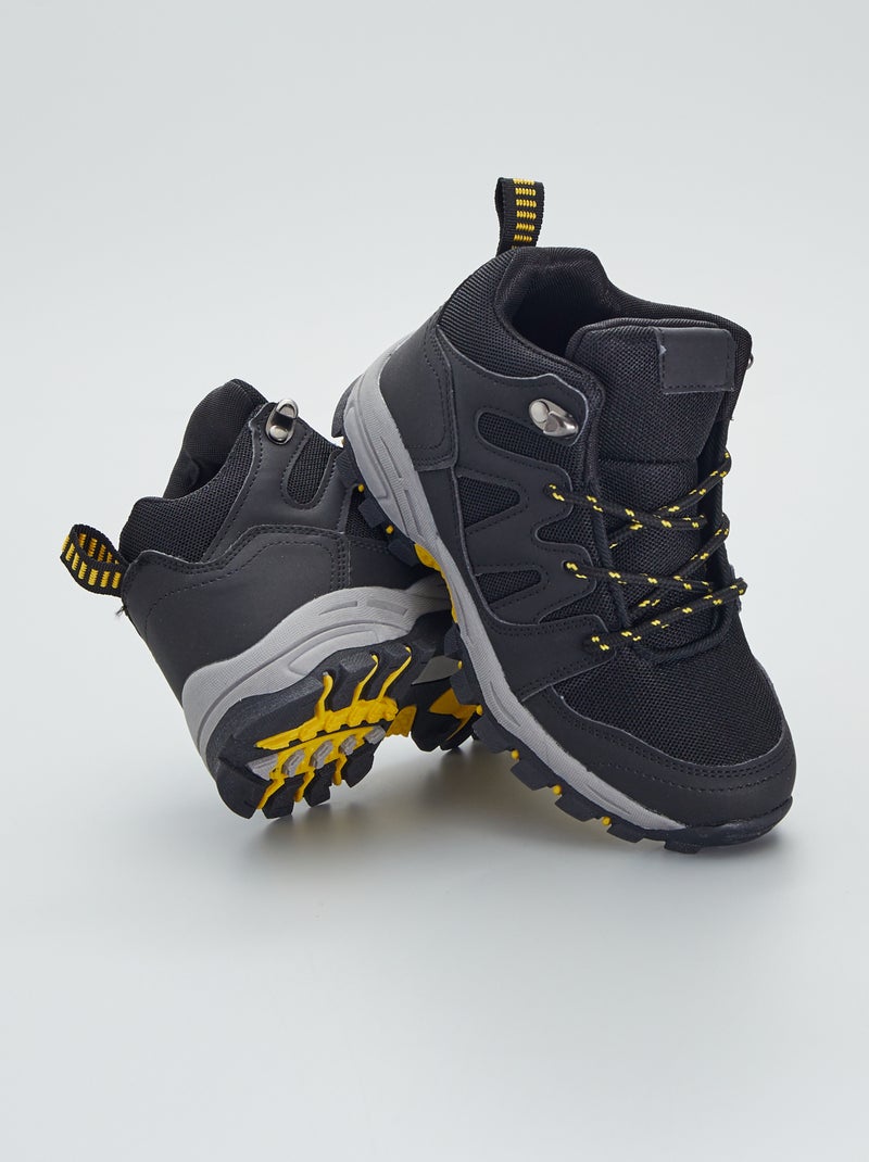 Botines de estilo senderismo negro - Kiabi