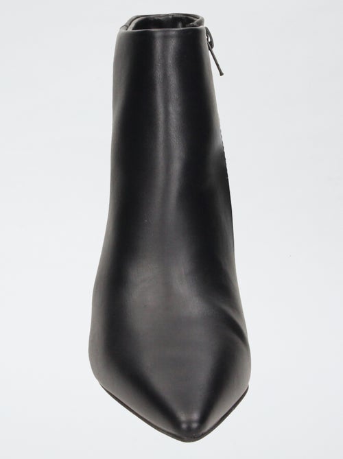 Botines de imitación con tacón - Kiabi
