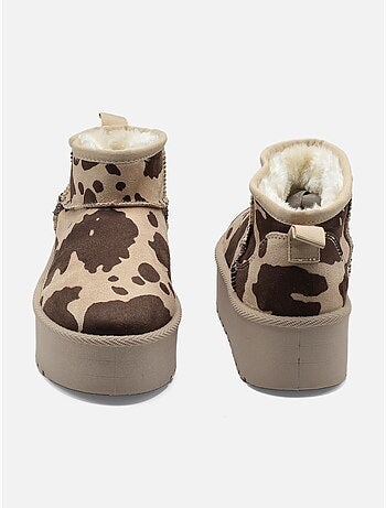 Botines de mujer correa cruzada