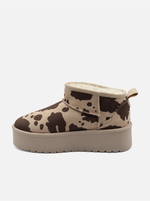 Botines de mujer correa cruzada - Kiabi Botines de mujer correa cruzada - Kiabi