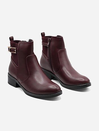 Botines de mujer correa cruzada