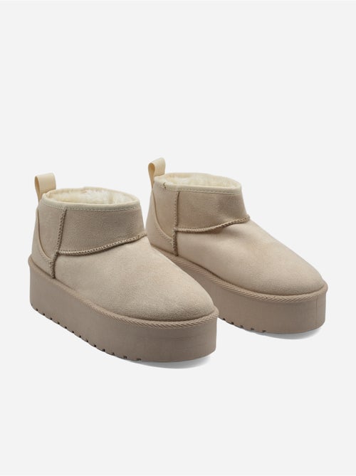 Botines de mujer correa cruzada - Kiabi