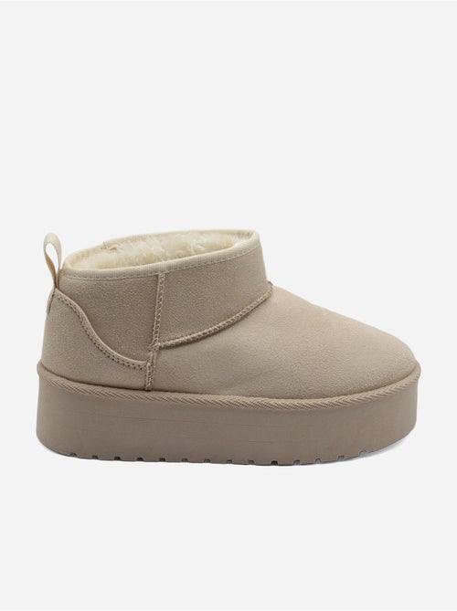 Botines de mujer correa cruzada - Kiabi