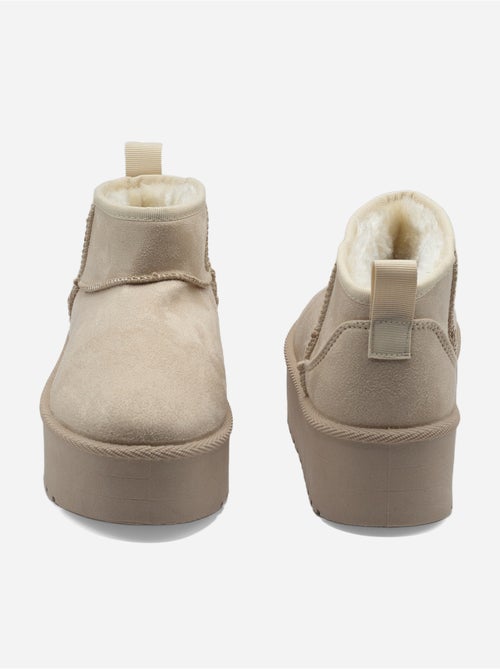 Botines de mujer correa cruzada - Kiabi