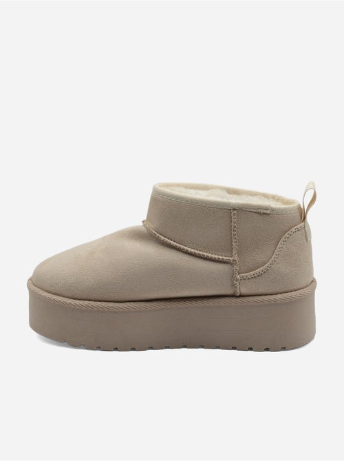 Botines de mujer correa cruzada - Kiabi