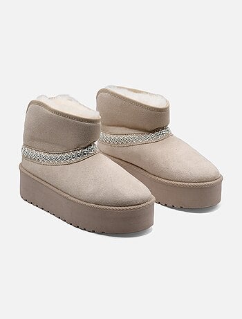 Botines de mujer correa cruzada