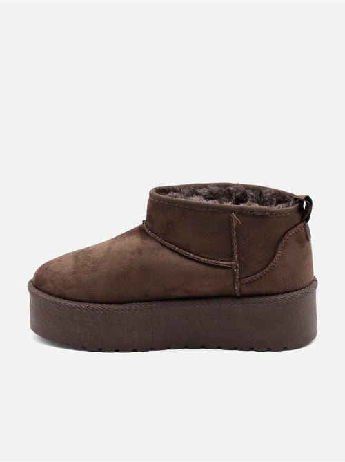 Botines de mujer correa cruzada - Kiabi Botines de mujer correa cruzada - Kiabi