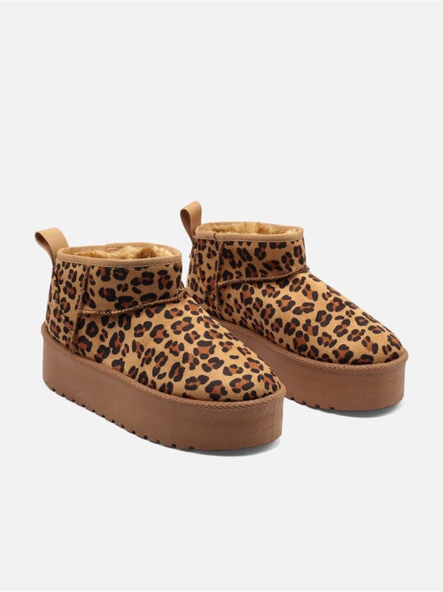 Botines de mujer correa cruzada - Kiabi