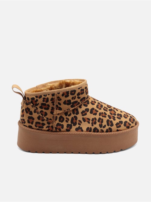 Botines de mujer correa cruzada - Kiabi