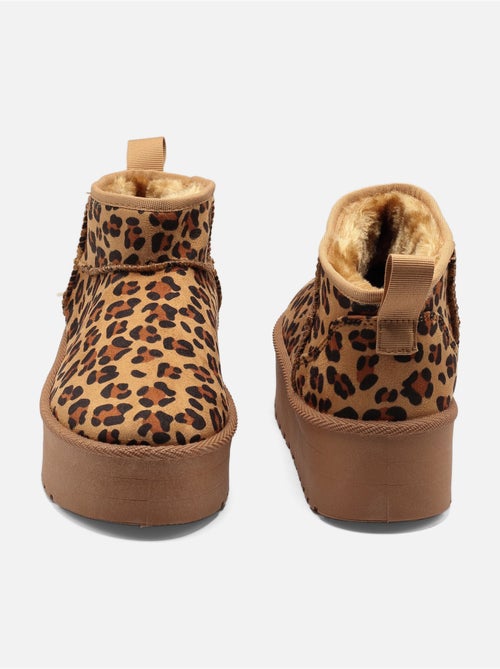 Botines de mujer correa cruzada - Kiabi