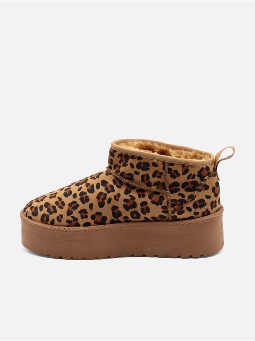 Botines de mujer correa cruzada - Kiabi