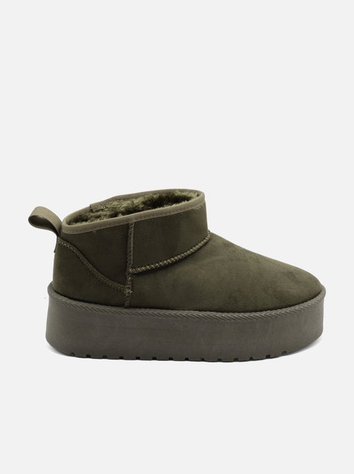 Botines de mujer correa cruzada - Kiabi Botines de mujer correa cruzada - Kiabi