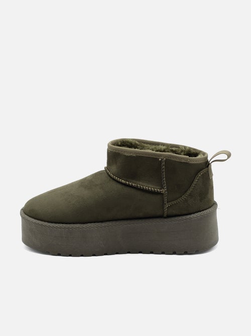 Botines de mujer correa cruzada - Kiabi Botines de mujer correa cruzada - Kiabi