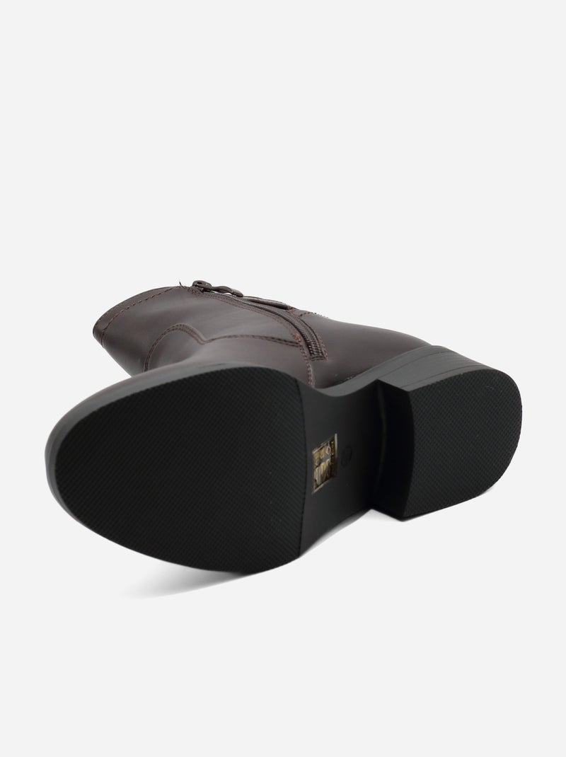 Botines de mujer para ponerse - C M Marrón - Kiabi