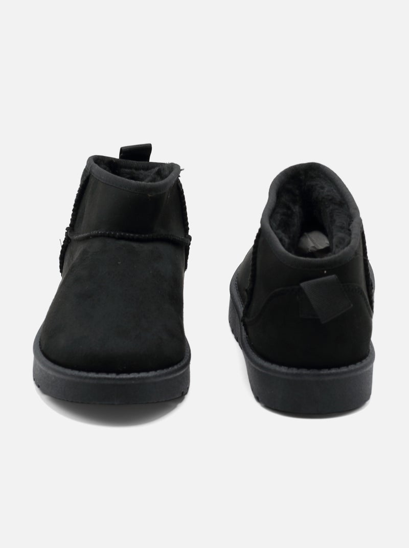 Botines de mujer para ponerse - C M Negro - Kiabi