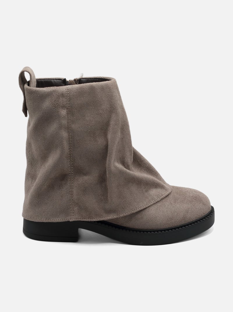 Botines de mujer para ponerse - C M Taupe - Kiabi