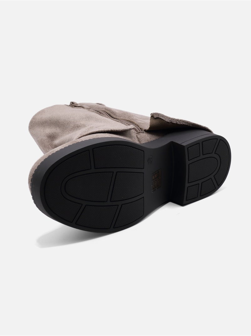 Botines de mujer para ponerse - C M Taupe - Kiabi