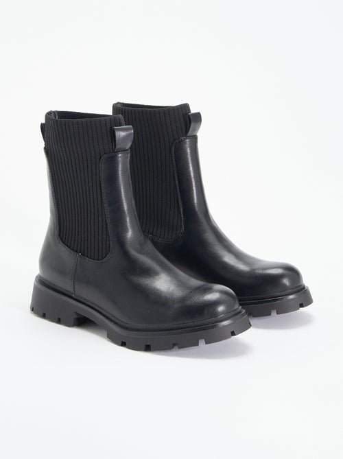 Botines de polipiel - Kiabi