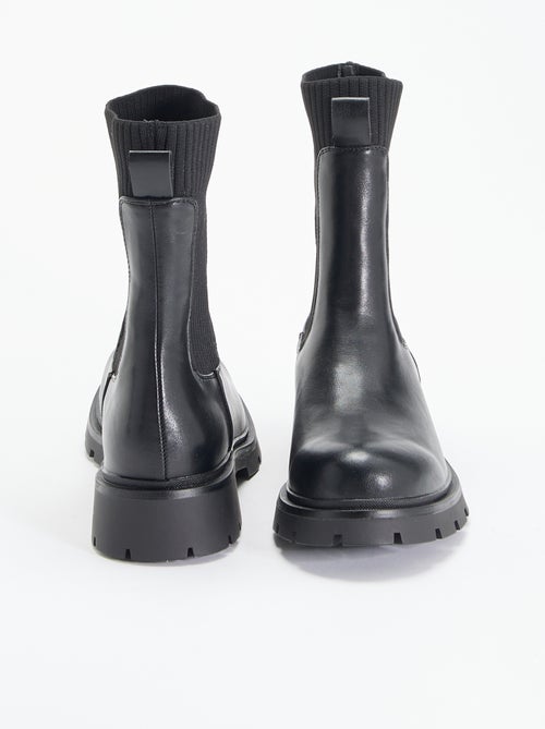 Botines de polipiel - Kiabi