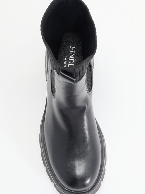Botines de polipiel - Kiabi