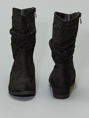 Botines de strass con cuña - Kiabi