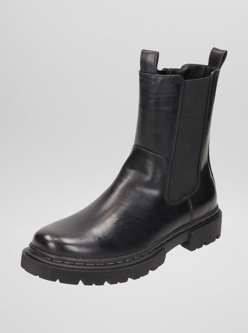 Botines de suela gruesa NEGRO - Kiabi