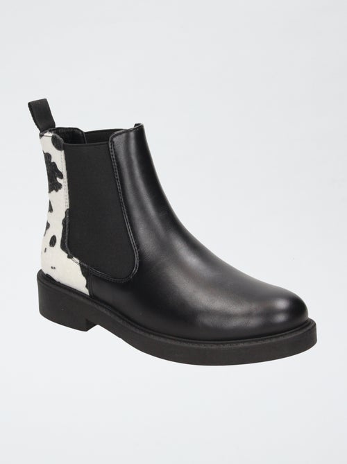 Botines de tacón de imitación - Kiabi