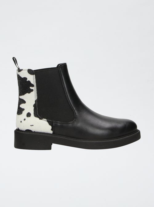 Botines de tacón de imitación - Kiabi