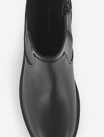 Botines de tacón plano
