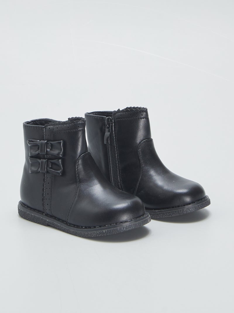 Botines dentados NEGRO - Kiabi
