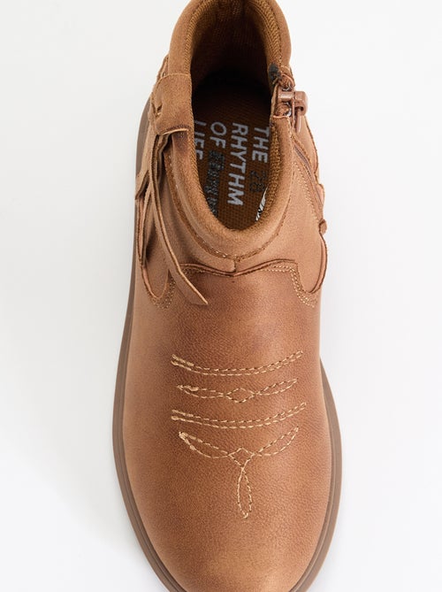 Botines efecto ante - Kiabi Botines efecto ante - Kiabi