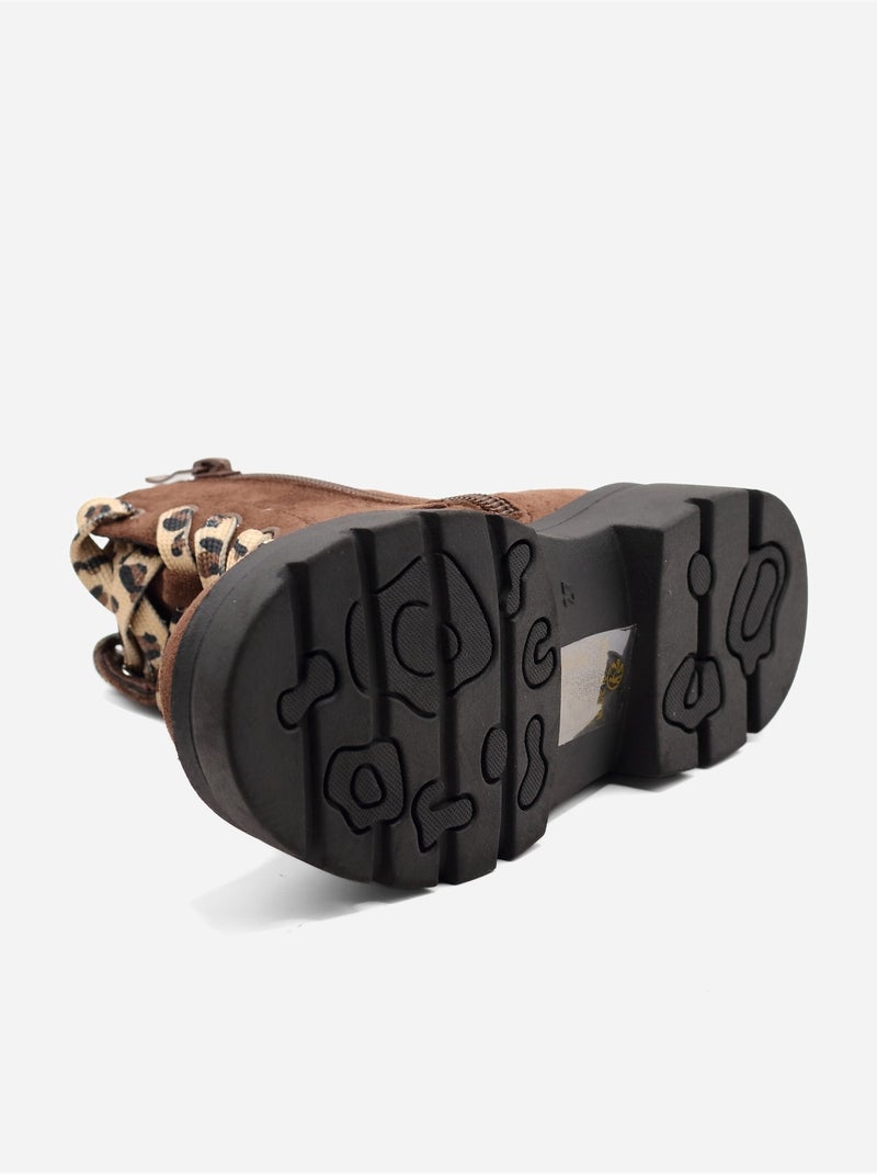 Botines estampados Marrón - Kiabi