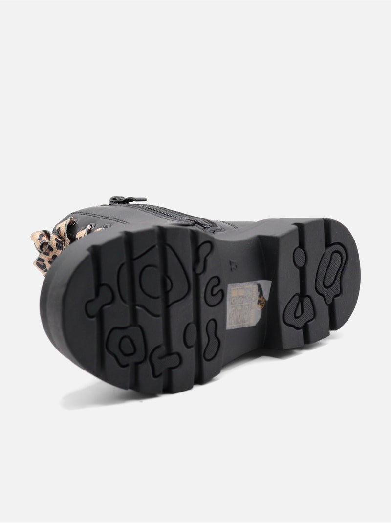 Botines estampados Negro mate - Kiabi
