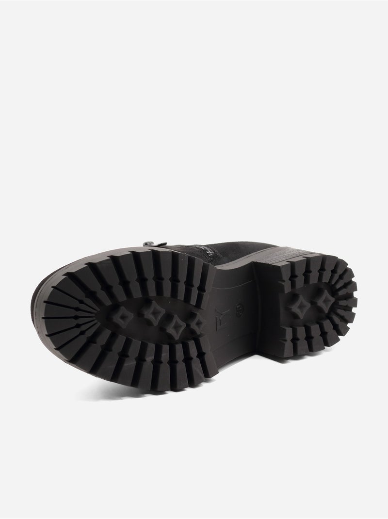 Botines estampados Negro - Kiabi