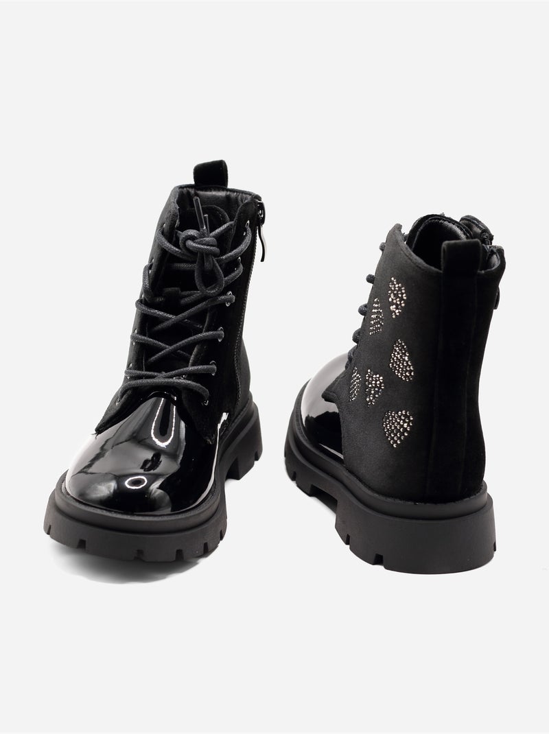 Botines estampados Negro - Kiabi
