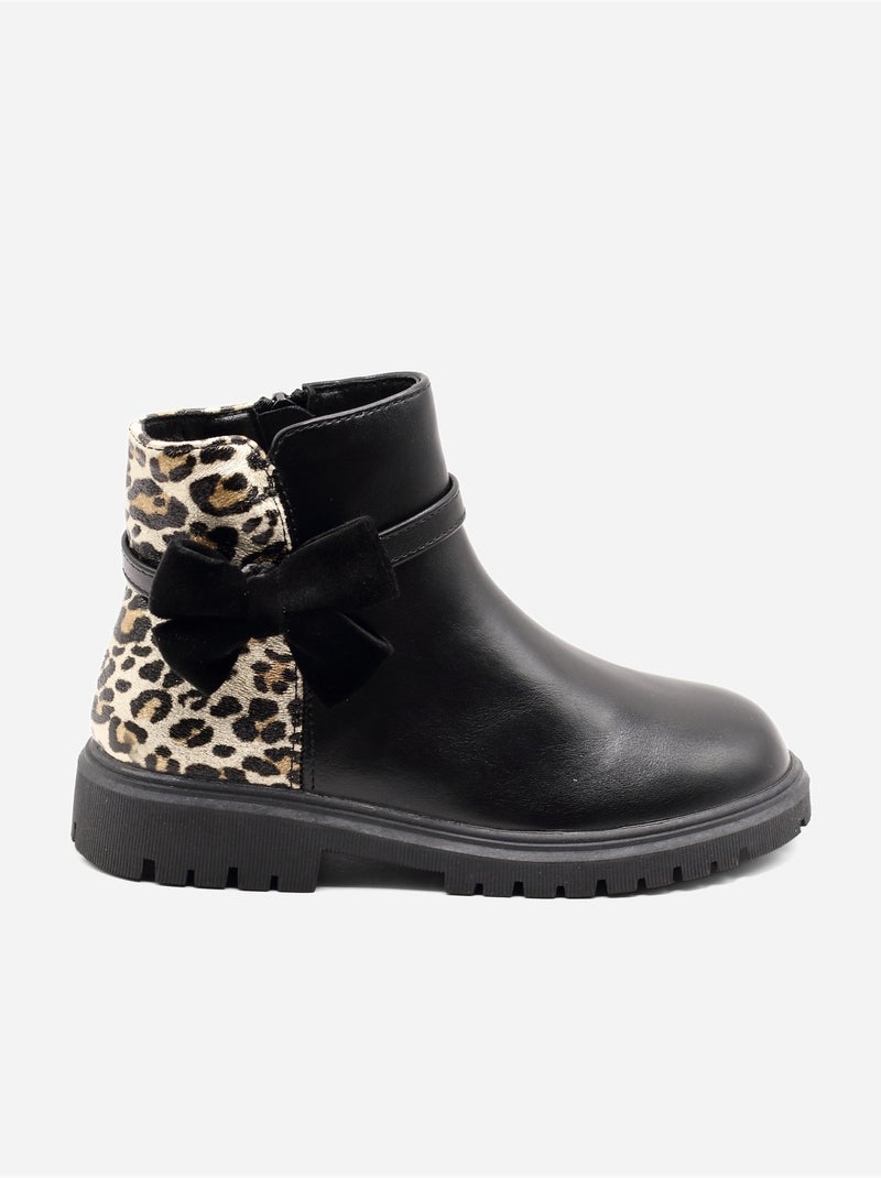 Botines estampados Negro - Kiabi