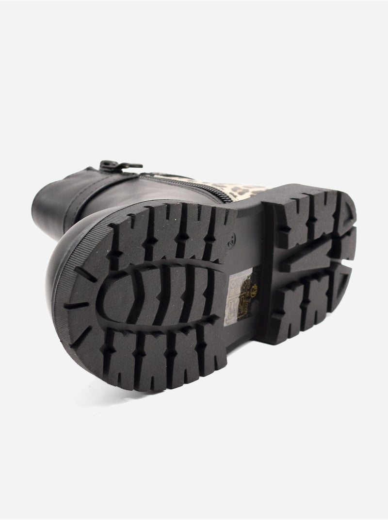 Botines estampados Negro - Kiabi