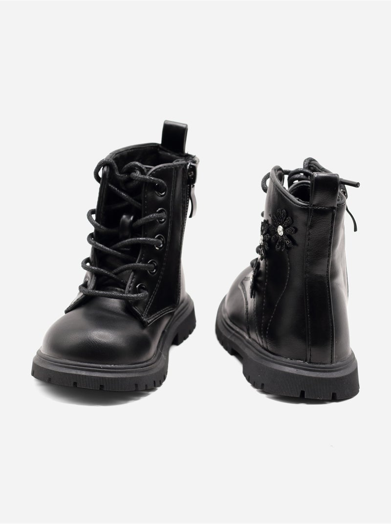 Botines estampados Negro - Kiabi