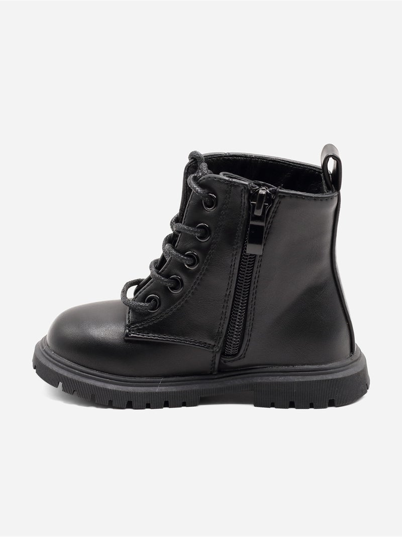 Botines estampados Negro - Kiabi