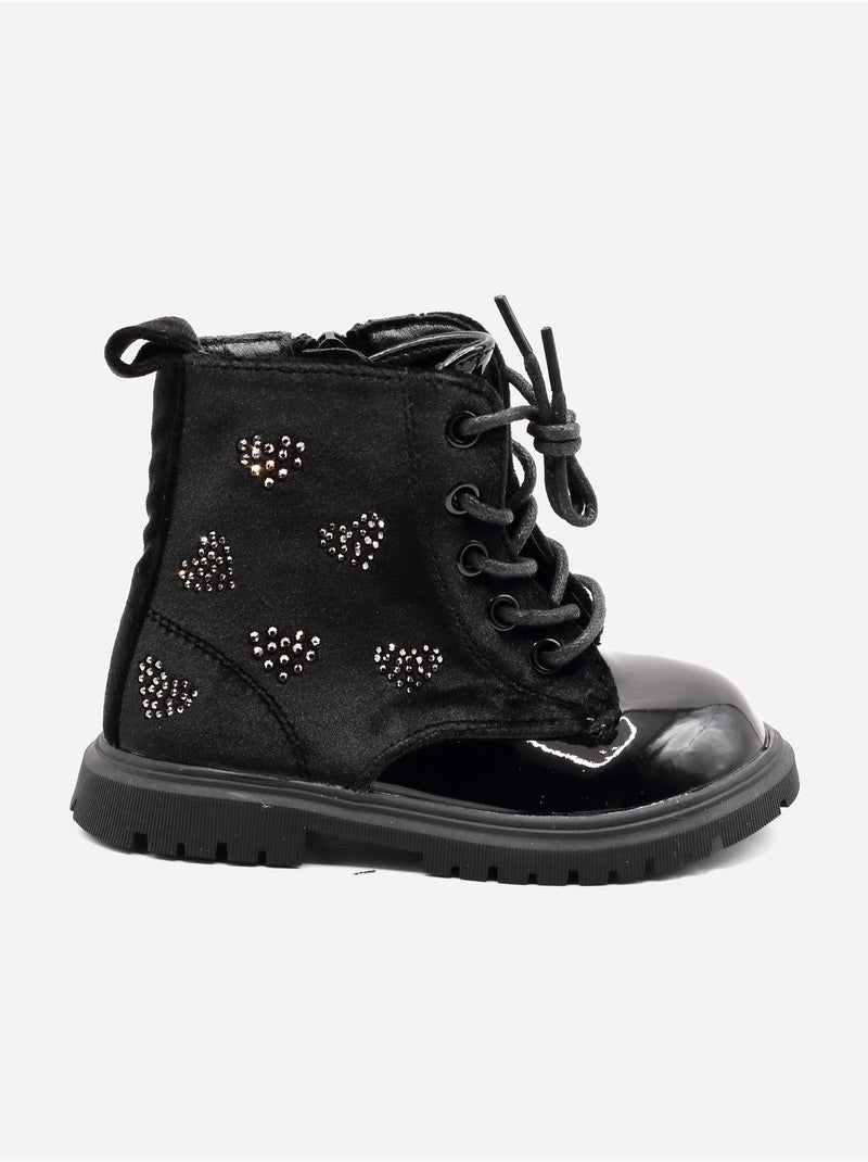 Botines estampados Negro - Kiabi