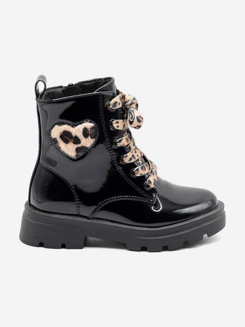Botines estampados Negro Negro Negro - Kiabi