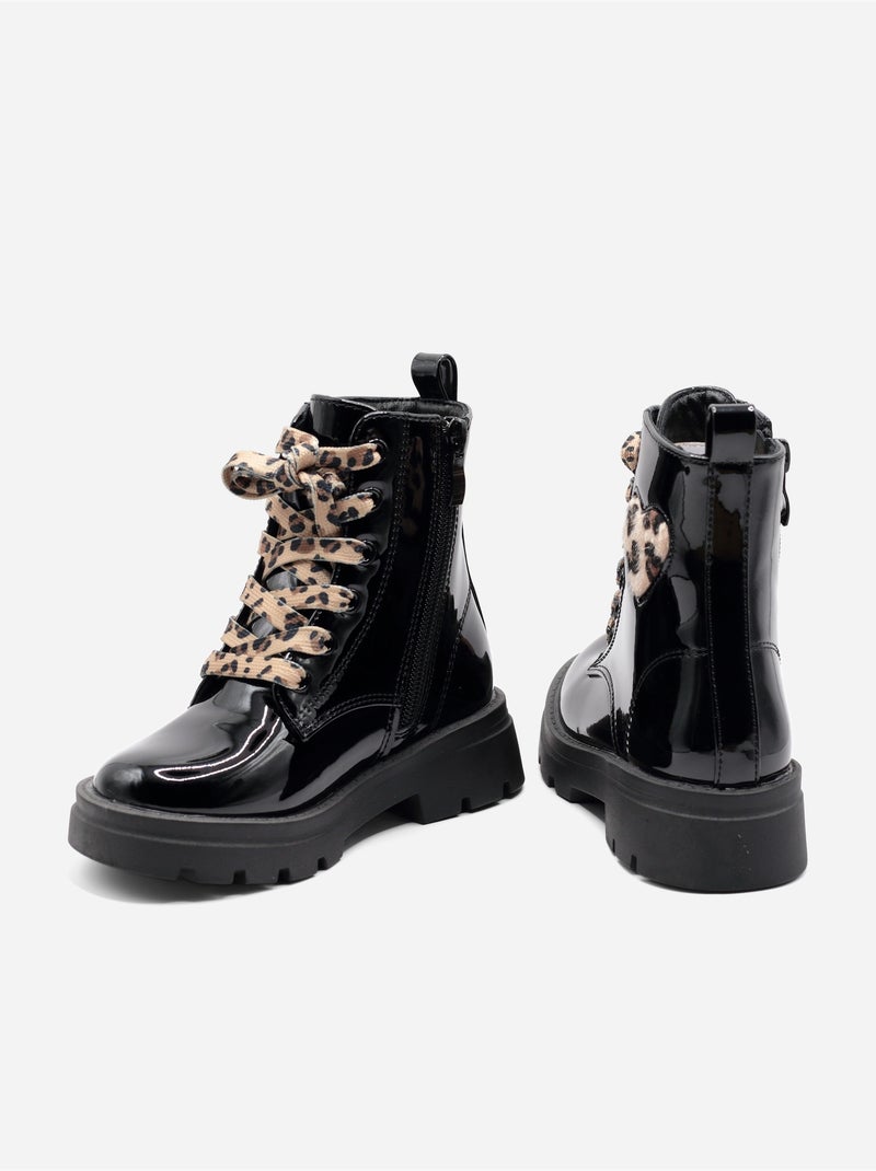 Botines estampados Negro Negro Negro - Kiabi