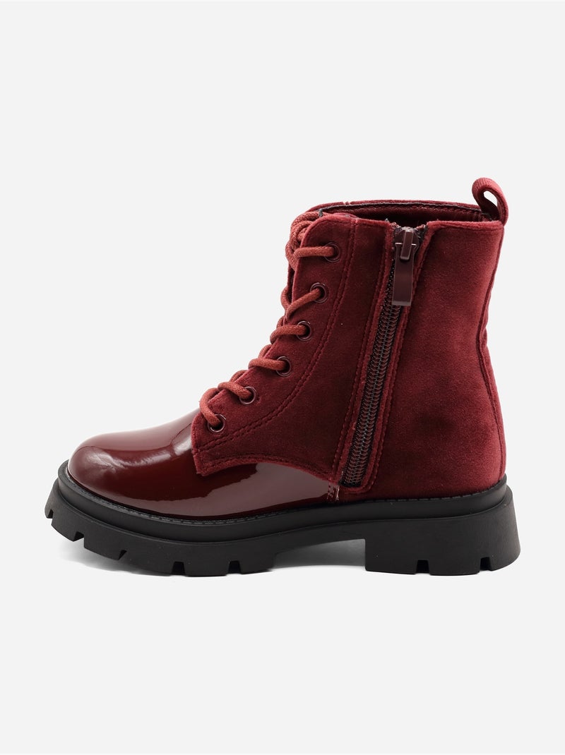 Botines estampados Rojo - Kiabi