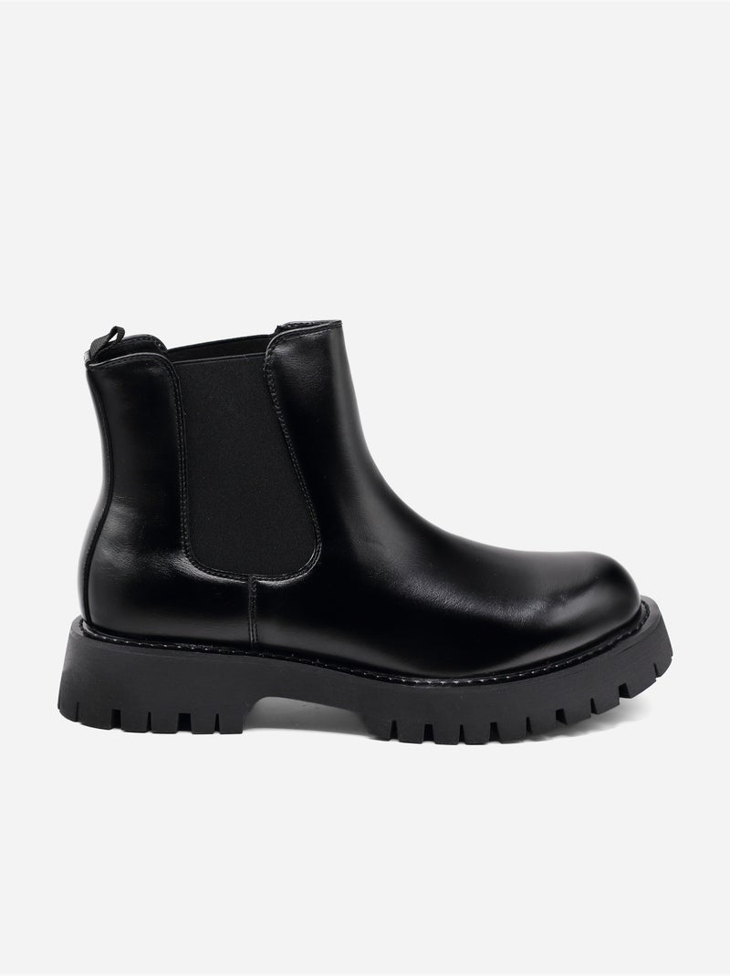 Botines estilo Chelsea - Uomo Negro - Kiabi