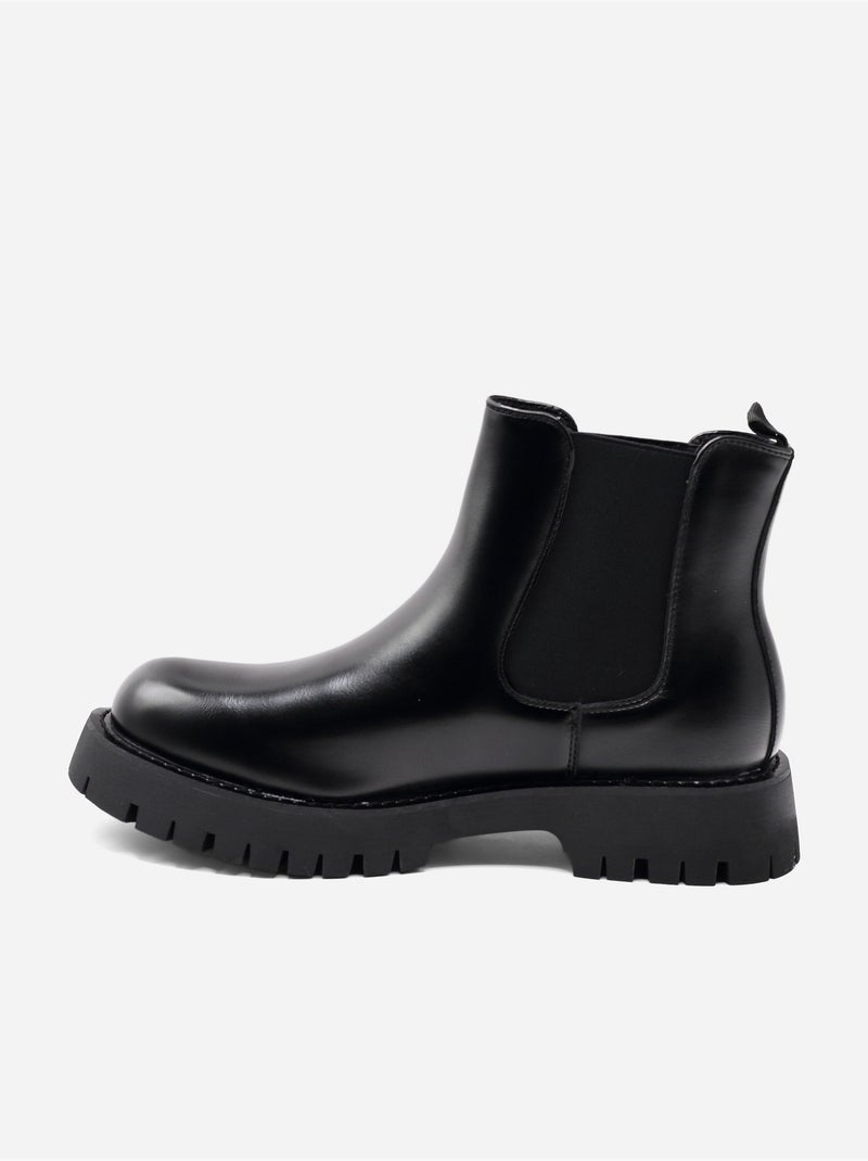Botines estilo Chelsea - Uomo Negro - Kiabi