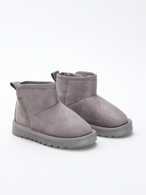 Botines estilo sueco en serraje - Kiabi