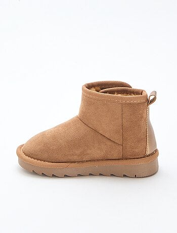 Botines estilo sueco en serraje
