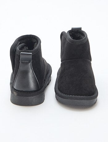 Botines estilo sueco en serraje
