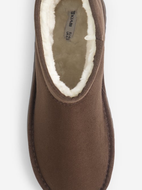 Botines forrados con suela de cuña - Kiabi